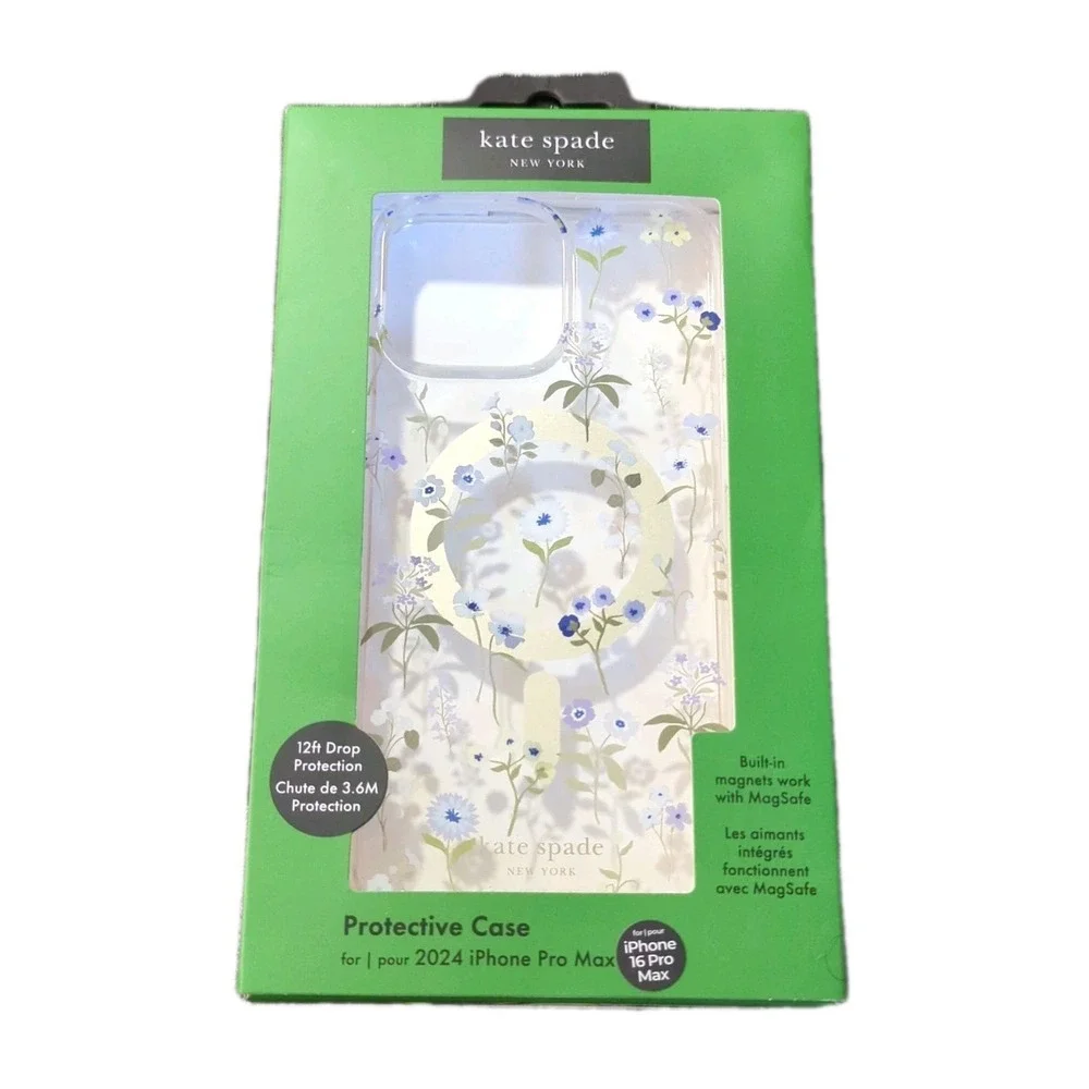 Nn5N Kate Spade NY Protective MagSafe Case For Apple iPhone 16 Pro Max - Flower